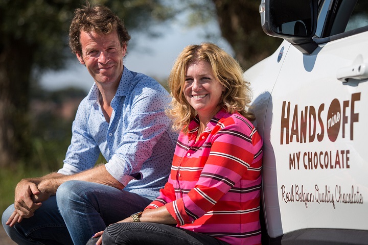 Thomas de Groen en Kitty Smeeten van Hands off my Chocolate in Amsterdam