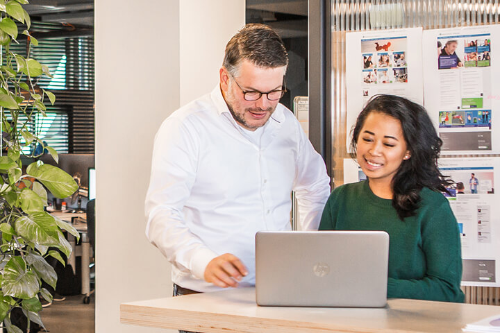 ondenemers aan het werk